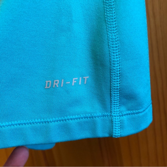 Nike Pro Warm Dri-fit Active 1/2 Zip Lined Top Shirt / Women's Medium / Exercise - Picture 9 of 10